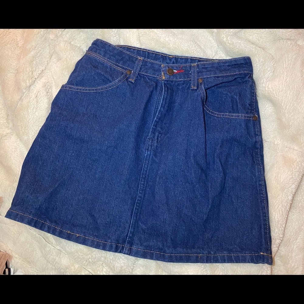 Vans jean skirt